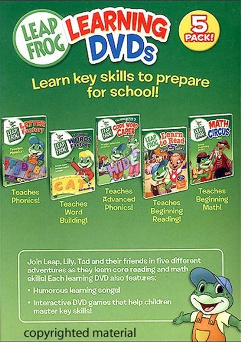 Leap Frog Learning DVDs Box Set (DVD 2006) | DVD Empire