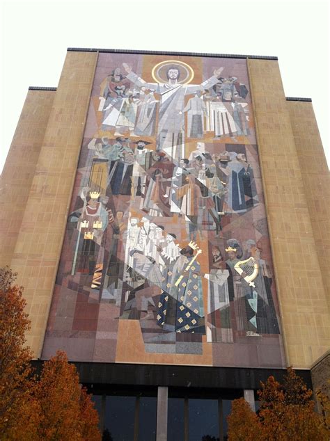 Built in 1963, Hesburgh Library was the largest college library in the ...