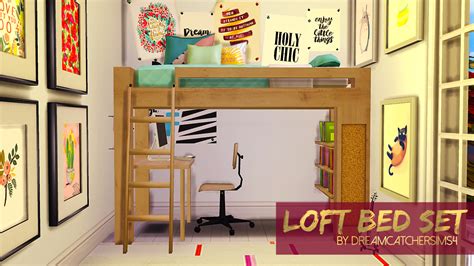 Space-Saving Loft Bed Set for Simmers