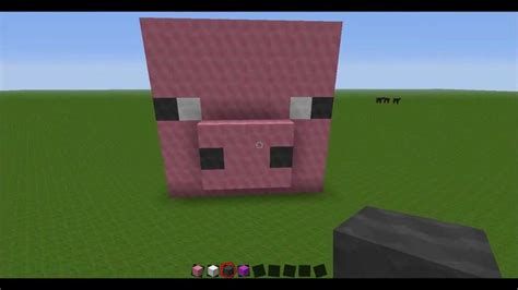 Minecraft Pig Face Pixel Art