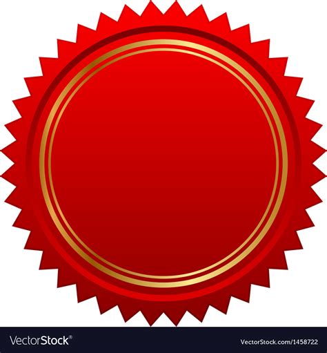 Red Certificate Seal | TUTORE.ORG - Master of Documents