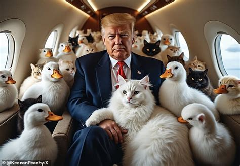 'Pets for Trump' AI memes explode on social media after ex president claimed Haitian immigrants ...