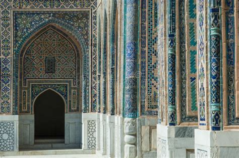 The Architecture of Ancient Samarkand Stock Image - Image of building ...