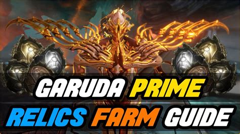 Warframe Where To Farm Garuda Prime Relics - YouTube