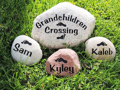 Engraved Stones | Rock Garden Engraving