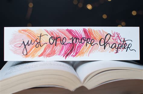 Just One More Chapter Bookmark