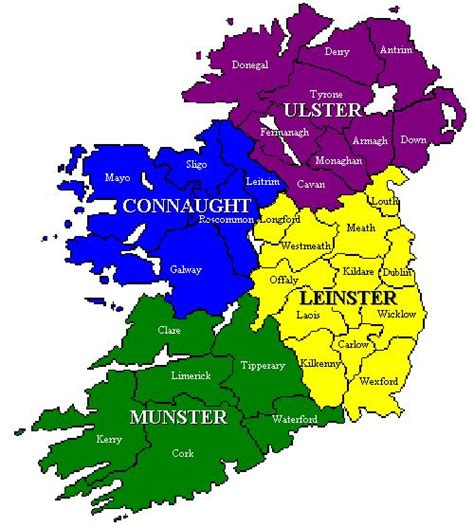 Ireland | Ireland map, Ireland, Munster ireland