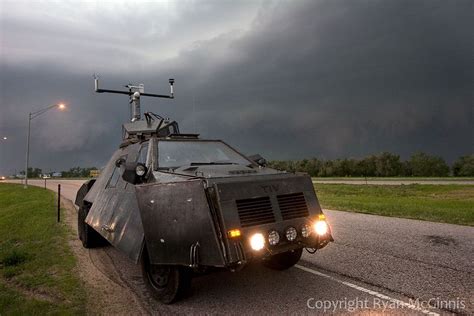 The Tornado Intercept Vehicle 1 (TIV 1) and Tornado Intercept Vehicle 2 ...