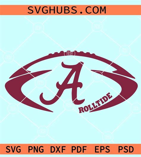 Alabama Roll Tide svg, Alabama Crimson Tide Roll Tide Svg, University ...