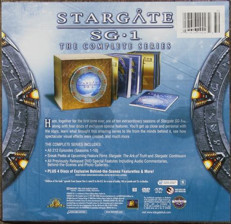 Stargate SG-1 - The Complete Series Collection (DVD, 2007, 54-Disc Set ...