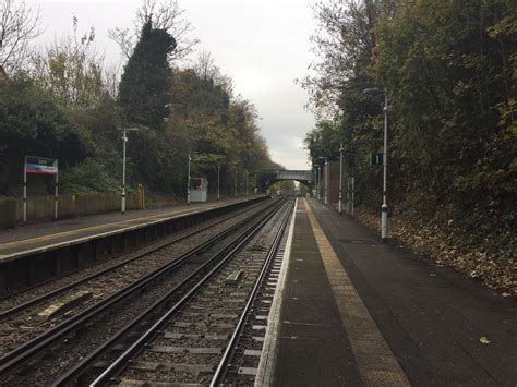 Sutton Train Station Sutton Surrey England on Tuesday 14 November 2017 ...