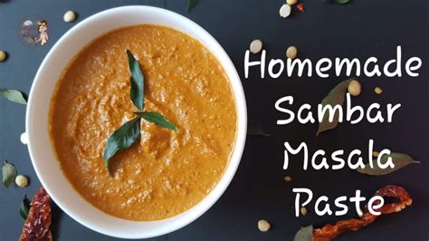 Indian Temple Style Sambar Masala Paste / How to Make Everyday Masala Paste - Aaichi Savali