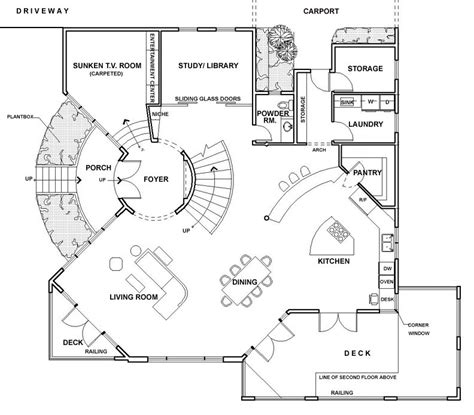 modern house floor plans - Viahouse.Com