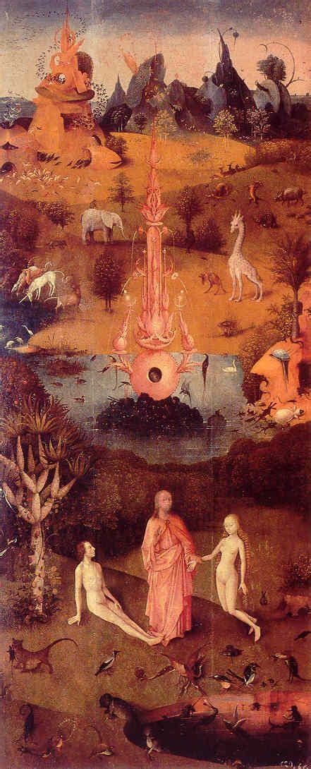 The Garden of Earthly Delights | oil painting, between 1480 and 1505 ...