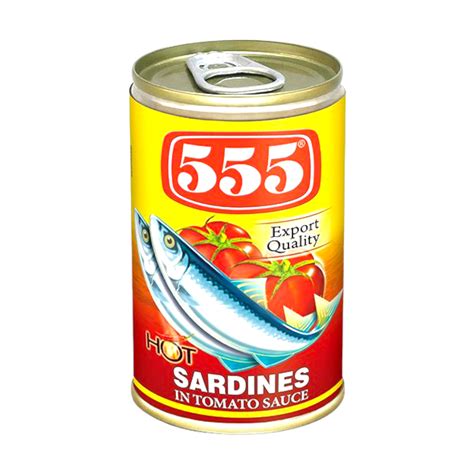 555 Hot Sardines In Tomato Sauce 425g – Shopifull