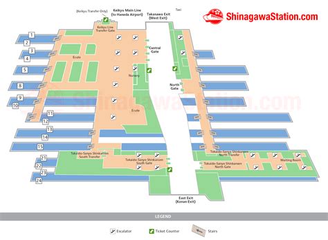 Shinagawa Station Map – Finding Your Way – Shinagawa Station