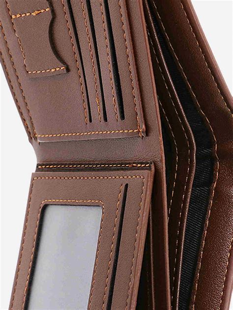 Personalized Photo Genuine Leather Men's Trifold Wallet