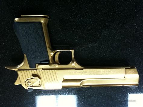 .50 Caliber Gold Plated Desert Eagl... for sale at Gunsamerica.com: 952818438