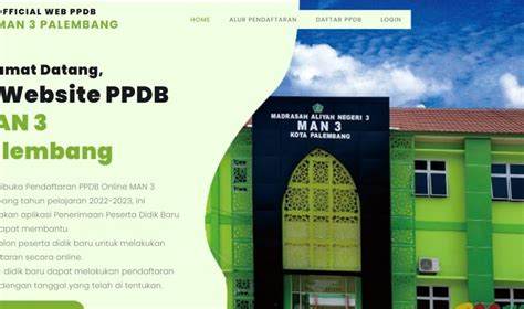 PPDB MAN 3 Palembang Tahun 2022 Mulai Dibuka – MAN3PLG.SCH.ID