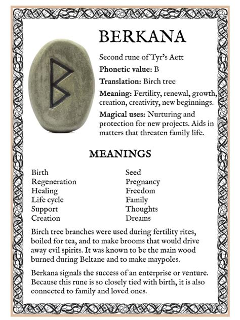 Berkana-Rune-Meaning-Spells8 | PDF