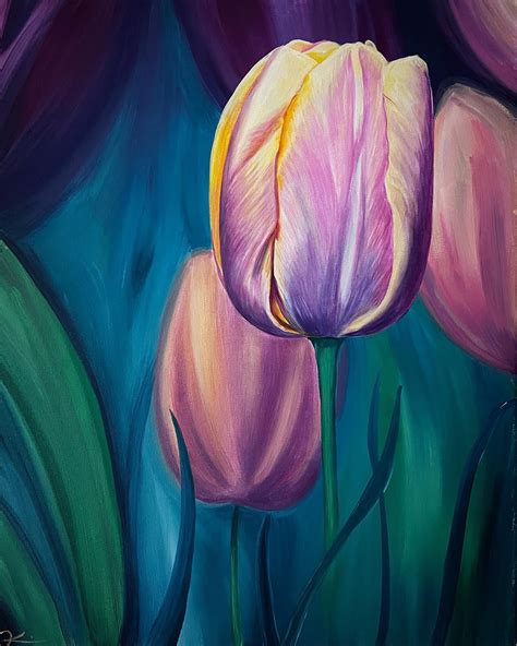 Tulip Artwork - Etsy