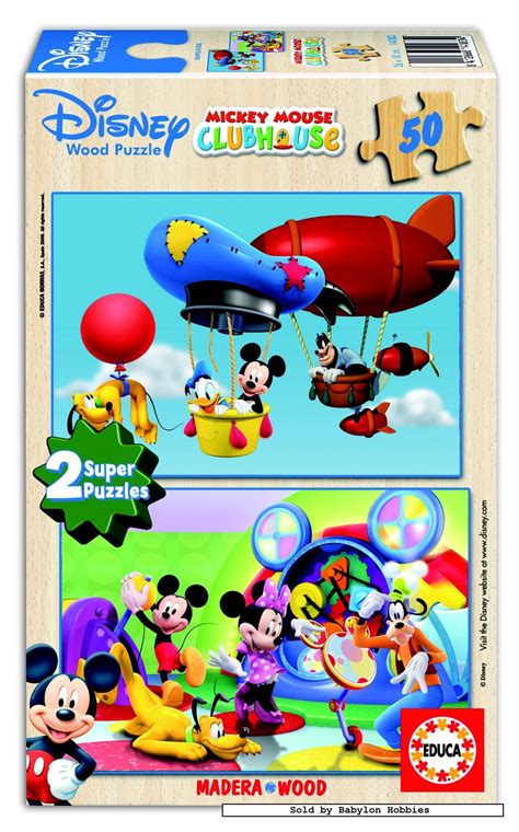 50 pcs jigsaw puzzle: Disney - Mickey Mouse Clubhouse (2x) (EDUCA 14183 ...