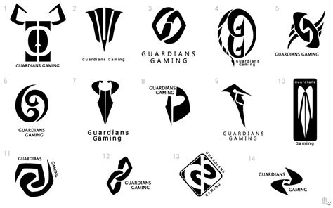 Guardians Gaming Logo Concepts by ameshin on DeviantArt