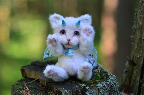 Magical Cat. Familiar Cat Poseable Doll. | Etsy