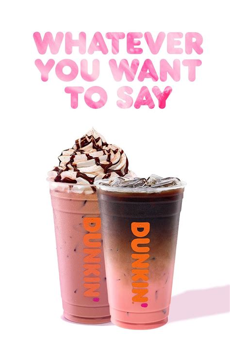 Dunkin’ Pink Velvet Macchiato and Signature Latte | Valentine's day ...