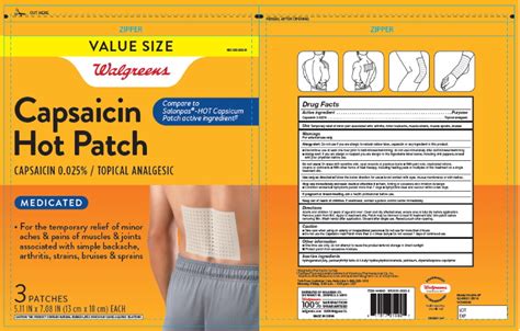 BUY Capsaicin (Capsaicin Heat Patches Back And Large Areas) 0.025 g/100g from GNH India at the ...