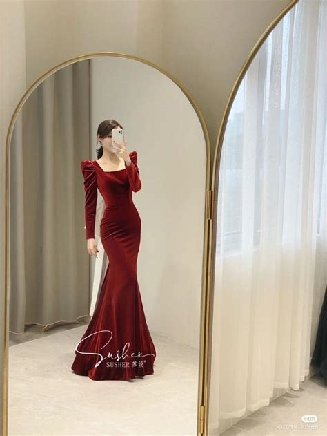 Velvet Dress Elegance: Elevate Your Wardrobe Game in 2023 | Velvet dress designs, Women dresses ...