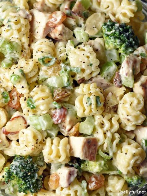 Chicken Broccoli Pasta Salad - Belly Full