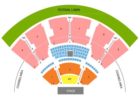 Walnut Creek Amphitheatre Map - Map Of The World