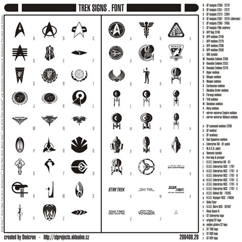 Star Trek Symbols