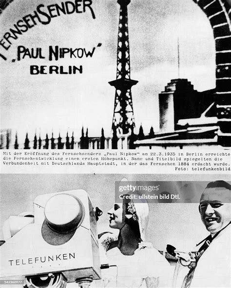 Fernsehsender 'Paul Nipkow', Berlin- 1935 News Photo - Getty Images