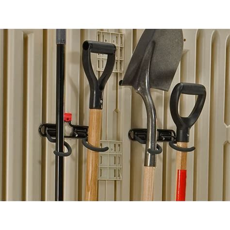 Rubbermaid Black Steel Storage Shed 3-piece Hook Kit in the Storage Shed Accessories department ...