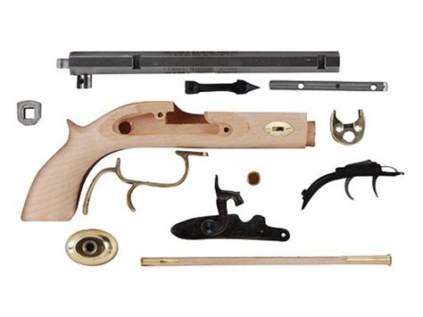 Traditions Trapper Black Powder Pistol Unassembled Kit 50 Cal