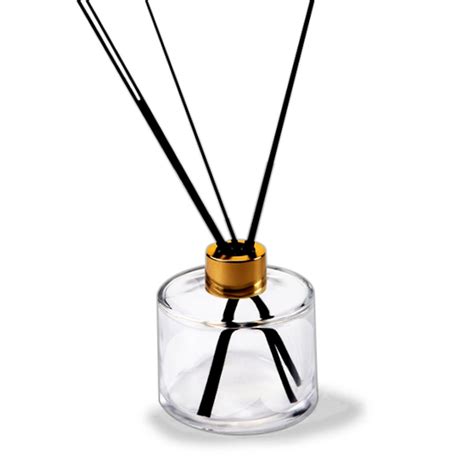 Stock 150ml round reed diffuser glass bottle with Rattan Reeds, High ...