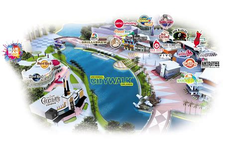 CityWalk Map, Universal Orlando Resort | Wish Upon a Star With Us