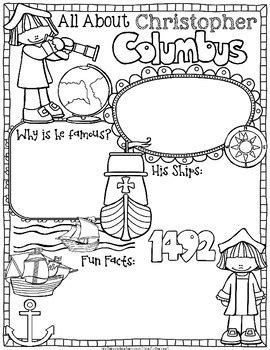 Columbus Day Activity by Catherine S | TPT