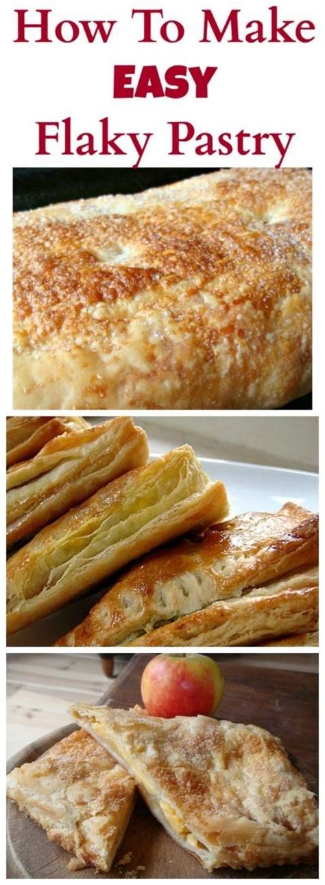 Quick and Easy Flaky Pastry | Lovefoodies | Pastry recipes, Dessert recipes, Puff pastry recipes