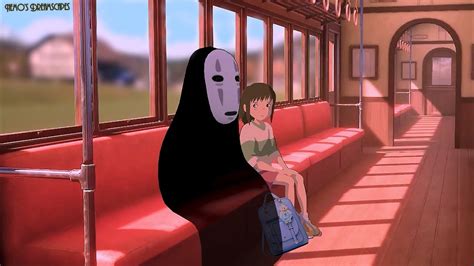 You're on the Spirited Away Train with Chihiro & No-Face (dreamy oldies music playing) 3 HOURS ...