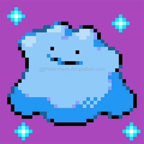 Pixilart - Shiny Ditto by Pixel-Vault-Art