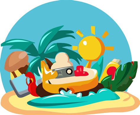 Summer Vacation Clip Art Free