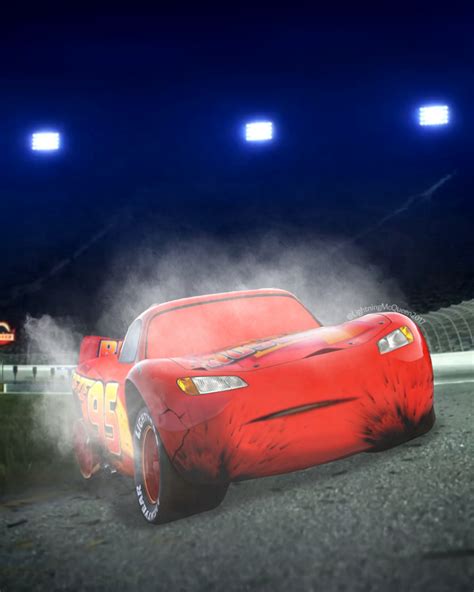 Cars 3 Crashed Lightning McQueen by LightningMcQueen2017 on DeviantArt