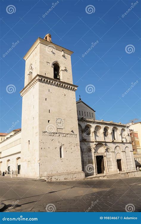 Facade of Benevento Cathedral Italy Stock Image - Image of italy, city: 99834667