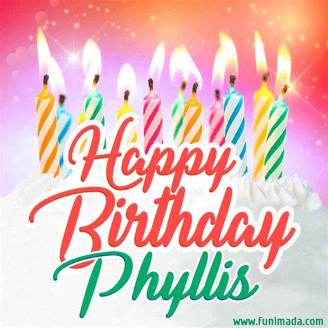 Happy Birthday Phyllis GIFs - Download on Funimada.com