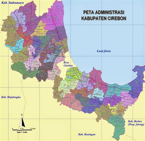 Peta Cirebon lengkap Beserta Geografisnya