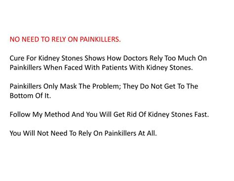 PPT - Kidney Stone Pain, Kidney Stones Causes, Kidney Stone Medication, Kidney Stone Pain Relief ...