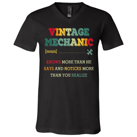 Mechanic Shirts For Men | Vintage Mechanic Knows More Than He Says T ...